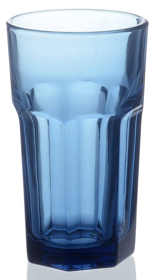 Gibraltar Dusky Blue Flat Juice Glass by Libbey Glass Company-1