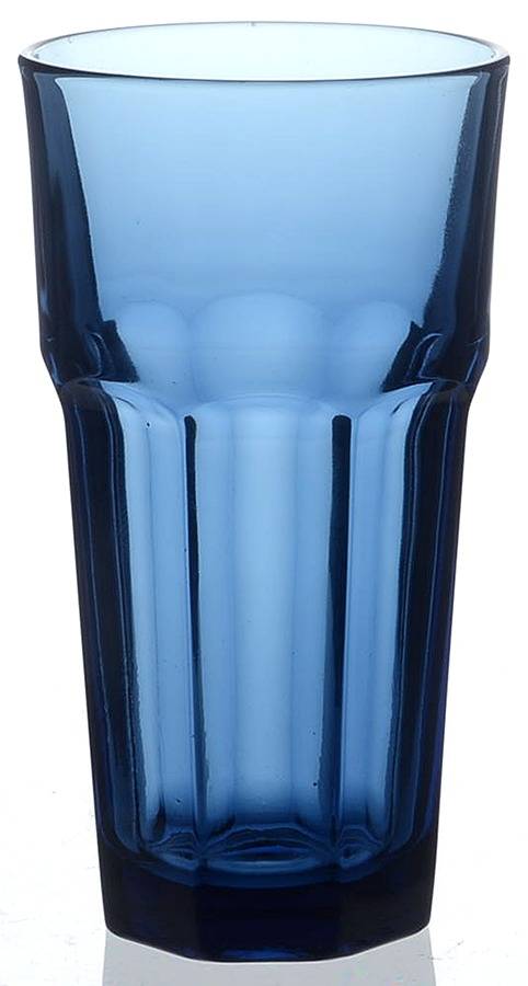 Gibraltar Dusky Blue Cooler by Libbey Glass Company-1