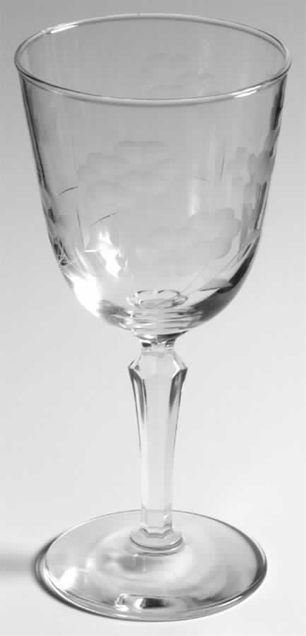 Glenmore Water Goblet by Libbey Glass Company-1