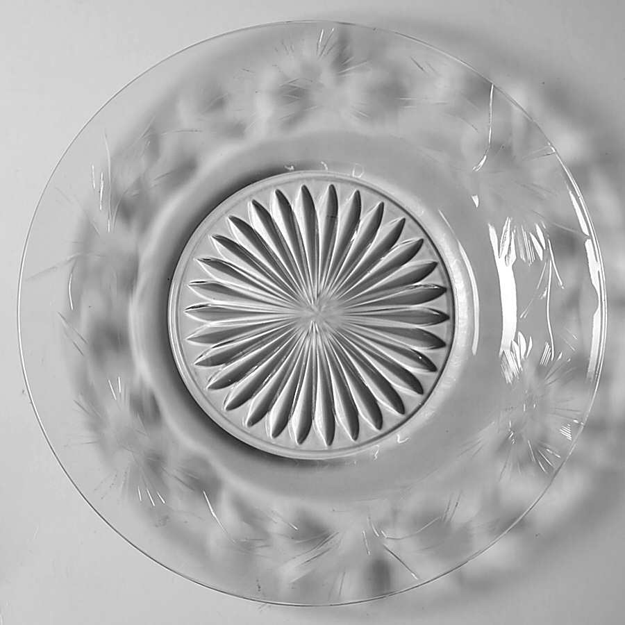 Gloria (Three Ring Stem) Luncheon Plate by Rock Sharpe-1