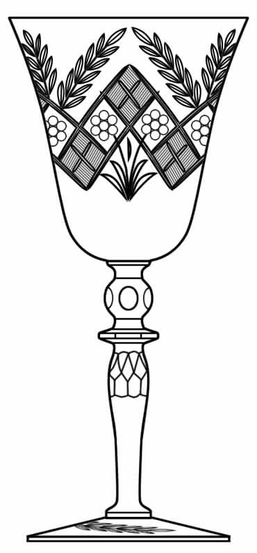 Gloria Water Goblet by Libbey Glass Company-1