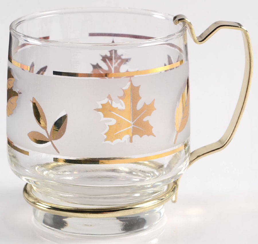 Golden Foliage Mug by Libbey Glass Company-1
