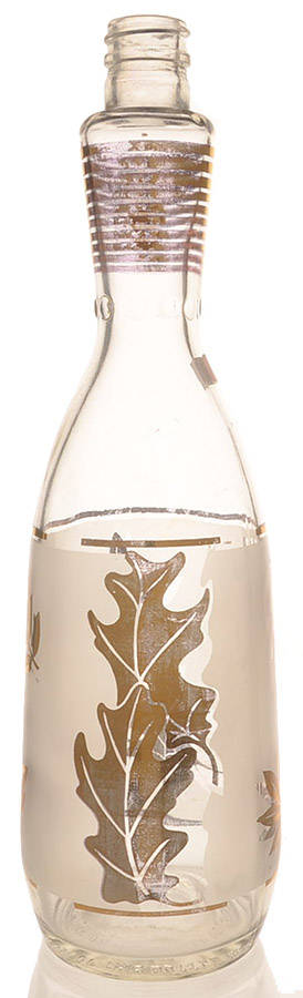 Golden Foliage Bar Bottle No Lid by Libbey Glass Company-1