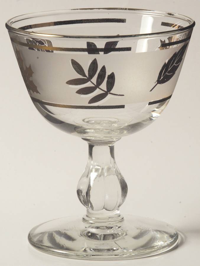 Golden Foliage Champagne/Tall Sherbet by Libbey Glass Company-1