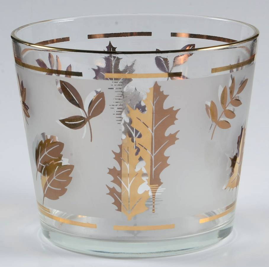 Golden Foliage Ice Bucket by Libbey Glass Company-1