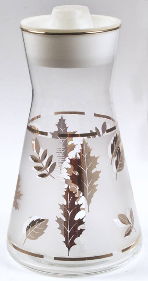 Golden Foliage Carafe by Libbey Glass Company-1
