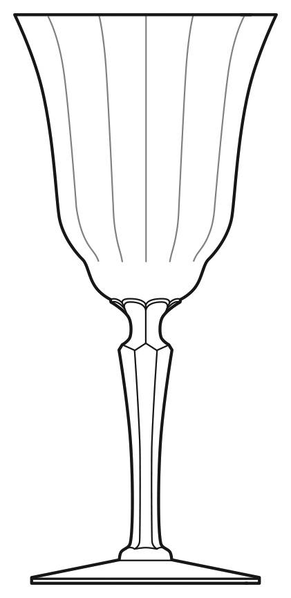 K756 Water Goblet by Libbey Glass Company-1