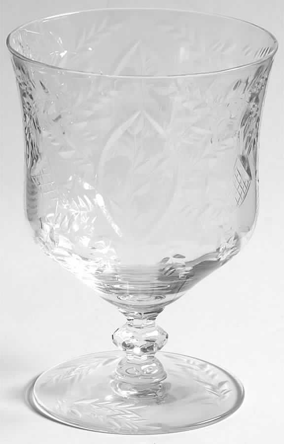 Knickerbocker (Stem 1007) Low Water Goblet by Rock Sharpe-1