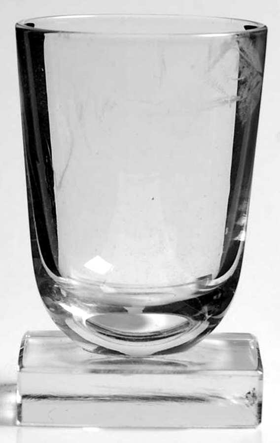 Knickerbocker Clear (Stem 3400, Square Base) Cordial Glass by Libbey Glass Company-1