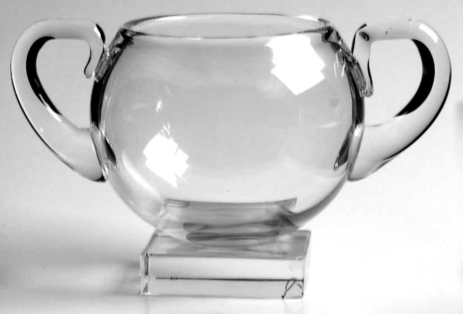 Knickerbocker Clear (Stem 3400, Square Base) Open Sugar by Libbey Glass Company-1