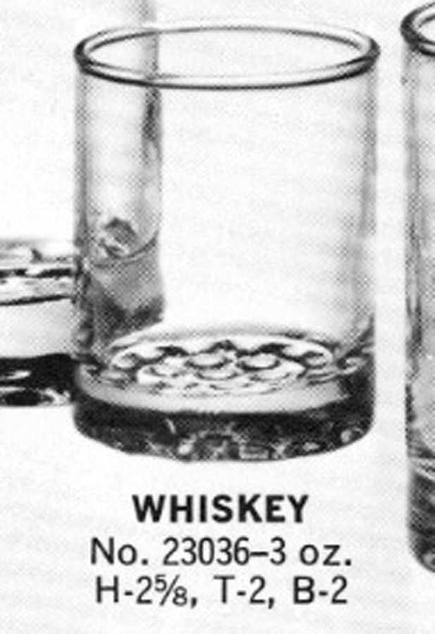 Knob Hill Clear Whiskey Glass by Libbey Glass Company-1