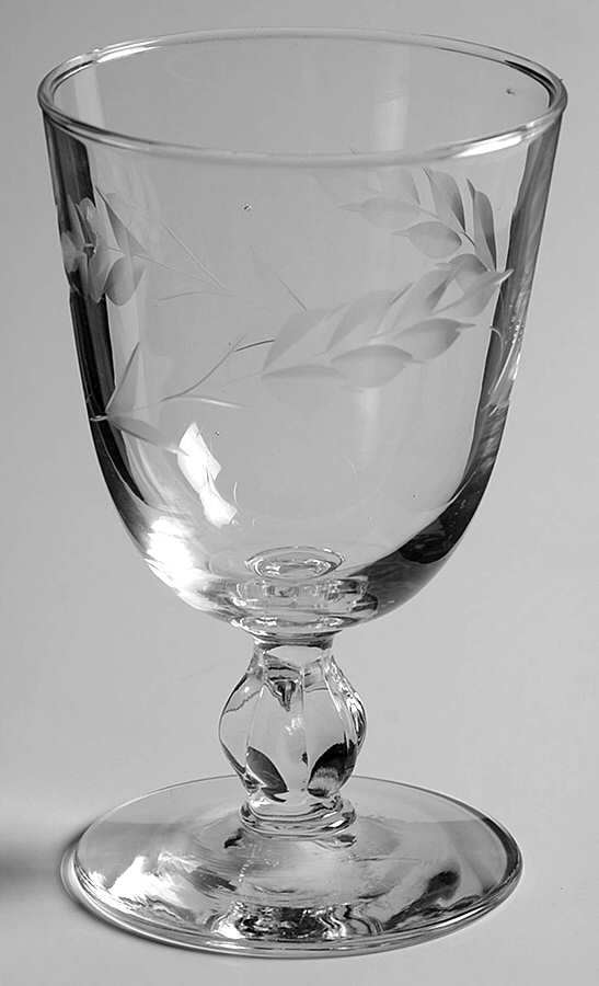 Pastorale Water Goblet by Libbey Glass Company-1