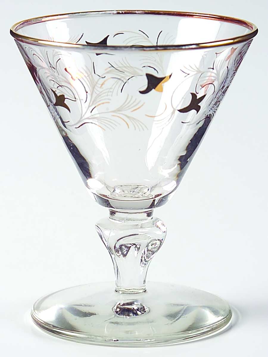 Royal Fern (Stem 3004) Liquor Cocktail by Libbey Glass Company-1
