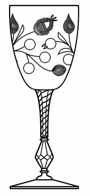 Rosemary Water Goblet by Rock Sharpe-1