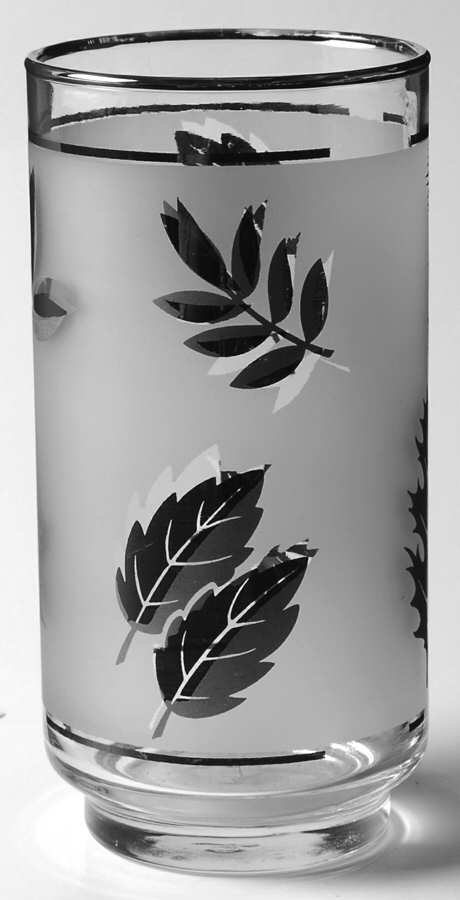 Silver Leaf Highball Glass by Libbey Glass Company-1
