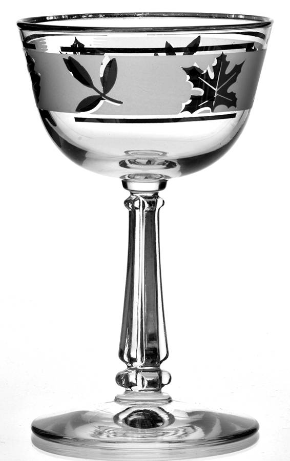 Silver Leaf Liquor Cocktail by Libbey Glass Company-1