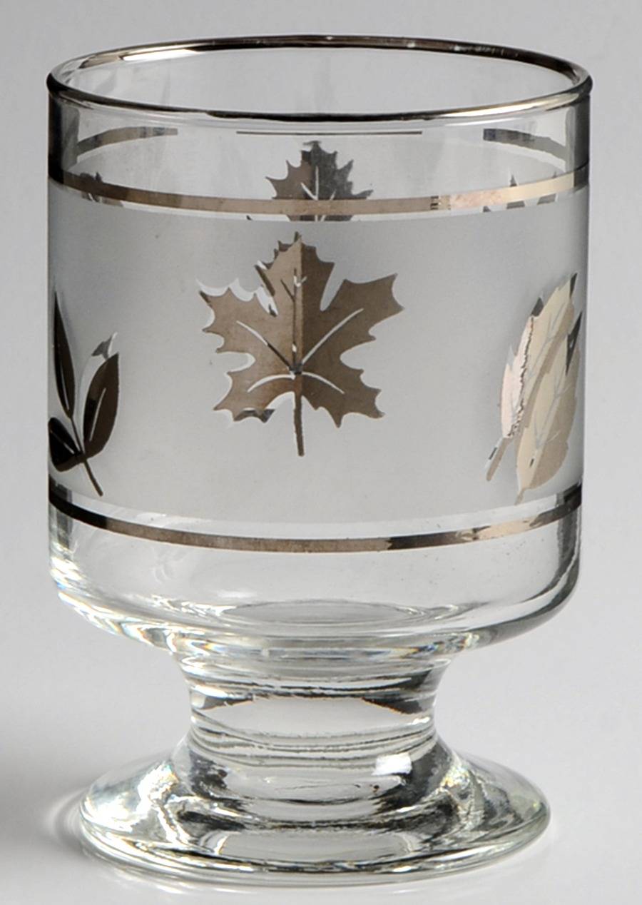 Silver Leaf Juice Glass by Libbey Glass Company-1