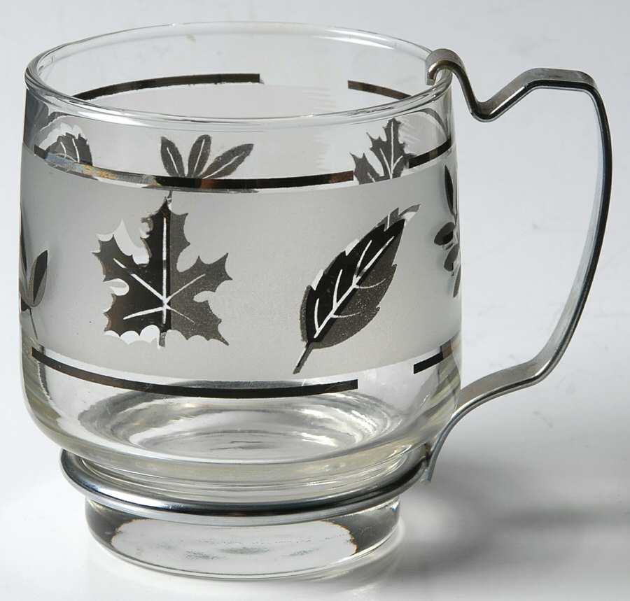 Silver Leaf Mug by Libbey Glass Company-1