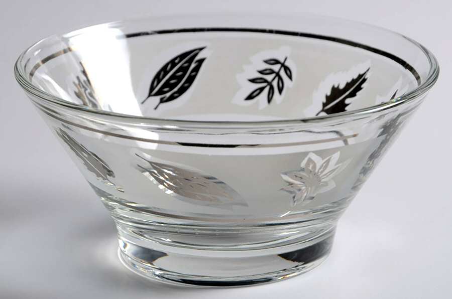 Silver Leaf Cereal Bowl by Libbey Glass Company-1