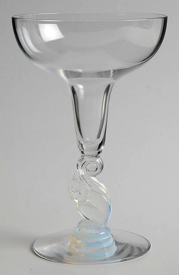 Silhouette Opalescent Tall Hollow Stem Champagne by Libbey Glass Company-1