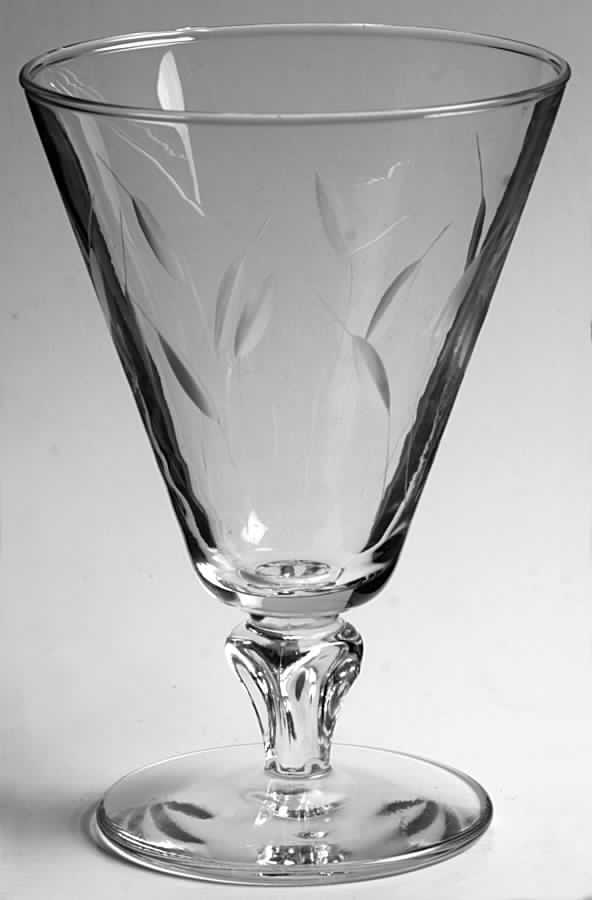 Simplicity Water Goblet by Libbey Glass Company-1