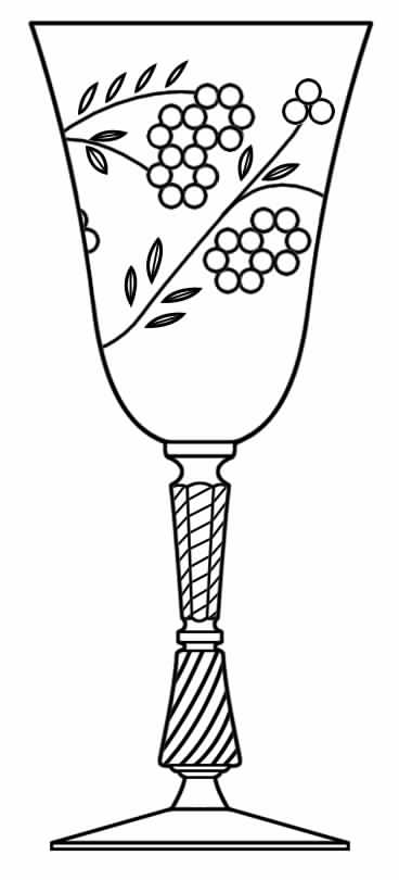 Snowberry Water Goblet by Rock Sharpe-1