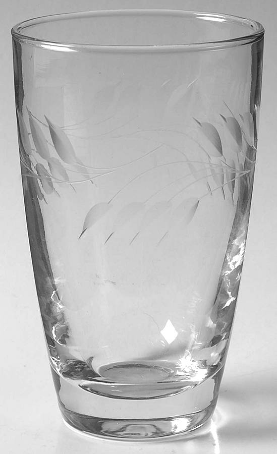 Wheat (Stem 3003 Cut) Flat Tumbler by Libbey Glass Company-1