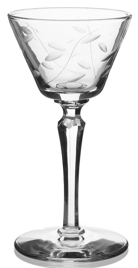Windswept Wine Glass by Libbey Glass Company-1