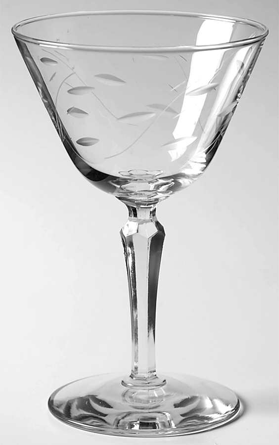 Windswept Champagne/Tall Sherbet by Libbey Glass Company-1