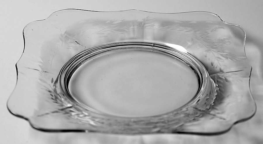 Wild Rose Square Bread & Butter Plate by Rock Sharpe-1
