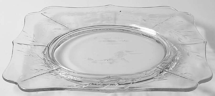 Wild Rose Square Plate by Rock Sharpe-1