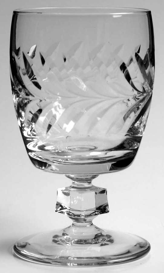 Wreath Low Water Goblet by Rock Sharpe-1