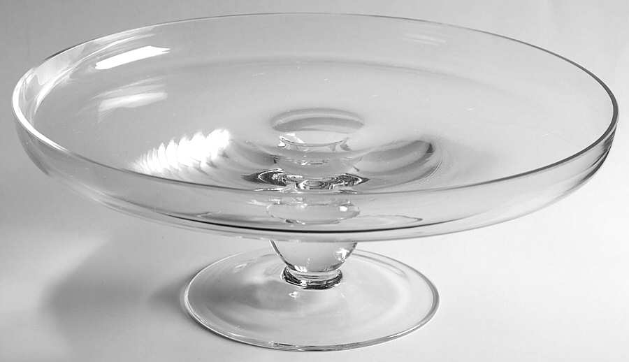 Michelangelo 11" Diameter Pedestal Cake Stand No Dome by Luigi Bormioli-1