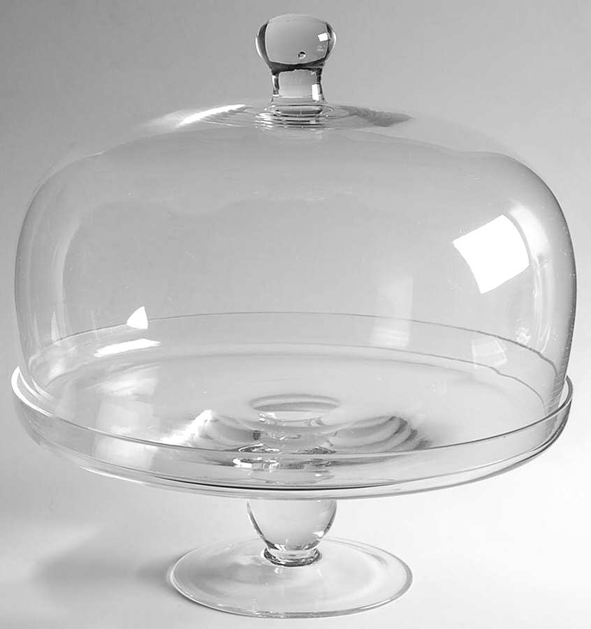Michelangelo 11" Pedestal Cake Stand & Dome by Luigi Bormioli-1