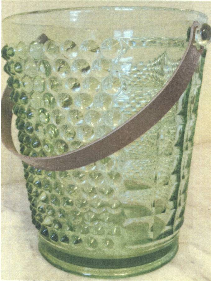 American Pioneer Green Ice Bucket with Detachable Handle by Liberty Works-1