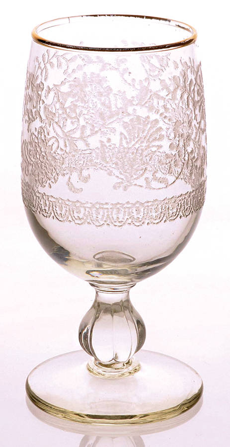 Lace Juice Glass by Libbey Glass Company-1