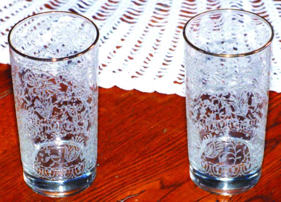Lace Flat Tumbler by Libbey Glass Company-1