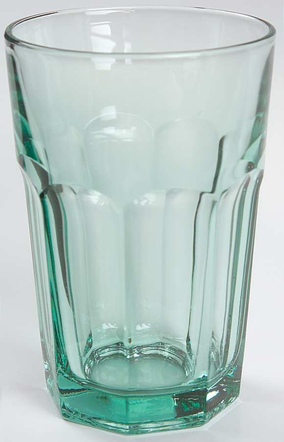 Gibraltar Spanish Green 14 Oz Flat Tumbler by Libbey Glass Company-1