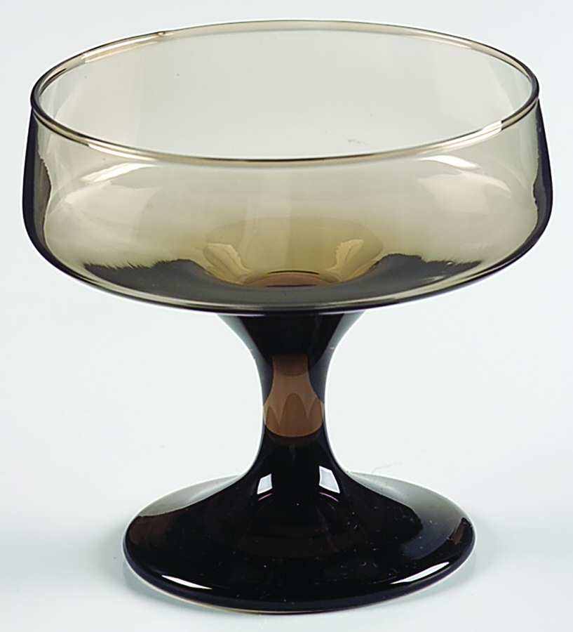 Tawny Accent Champagne/Tall Sherbet by Libbey Glass Company-1