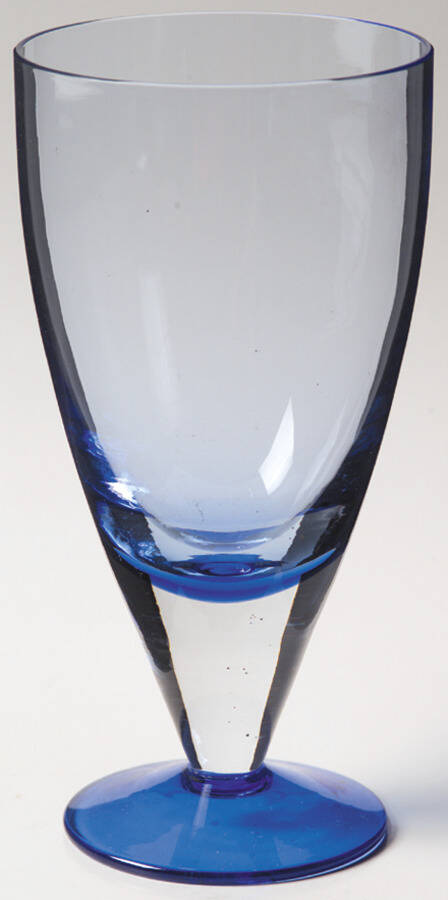 Dakota  Blue Water Goblet by Lenox-1