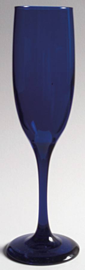 Premiere Cobalt Fluted Champagne by Libbey Glass Company-1