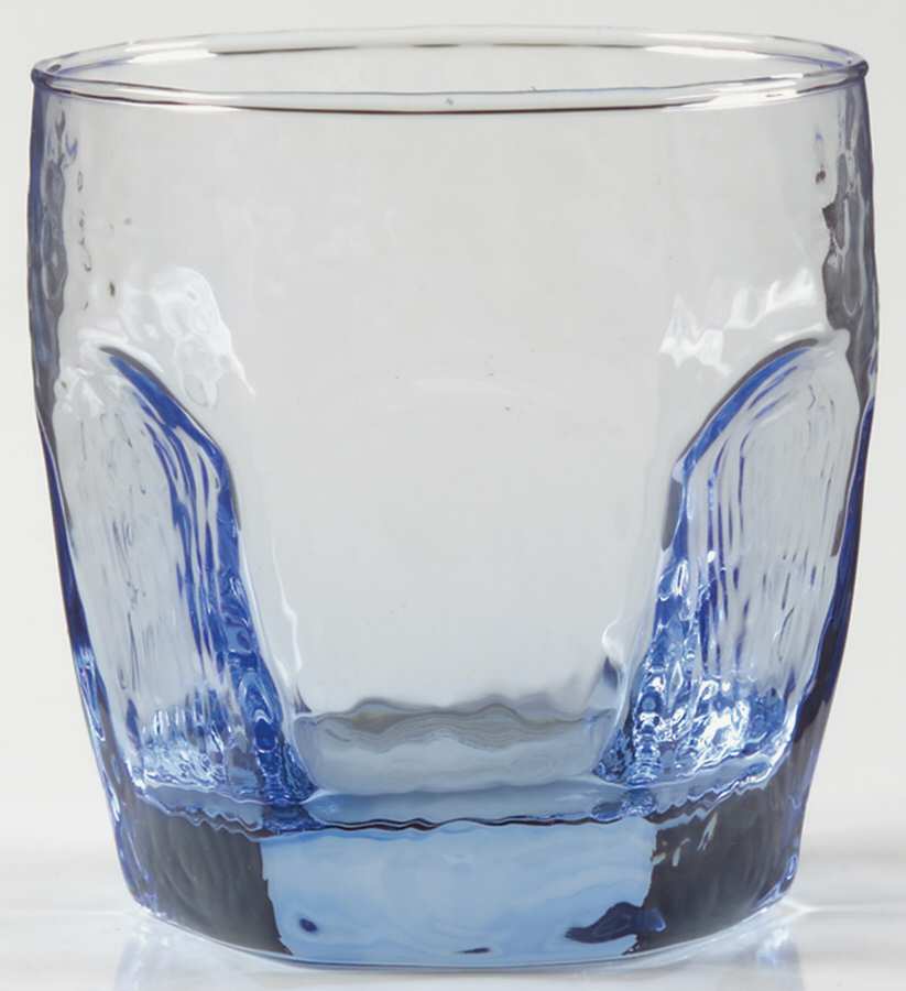 Chivalry Blue On the Rocks Glass by Libbey Glass Company-1