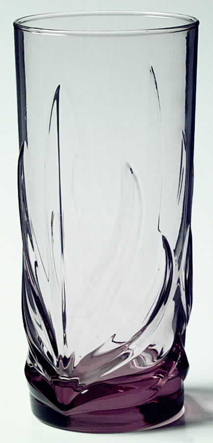Olympia Plum Flat Tumbler by Libbey Glass Company-1