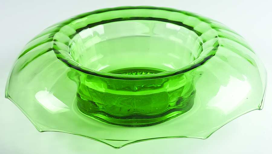 Octagon Bamboo Optic Green 13" Rolled Edge Bowl by Liberty Works-1