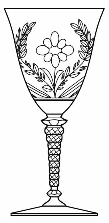 1021-3 Water Goblet by Rock Sharpe-1