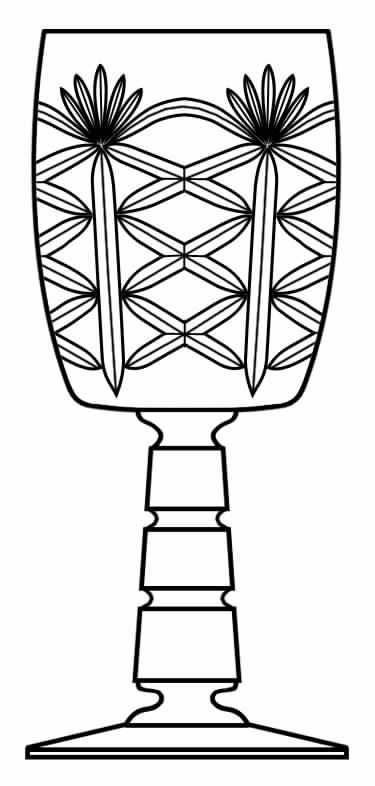 1001-8 Water Goblet by Rock Sharpe-1