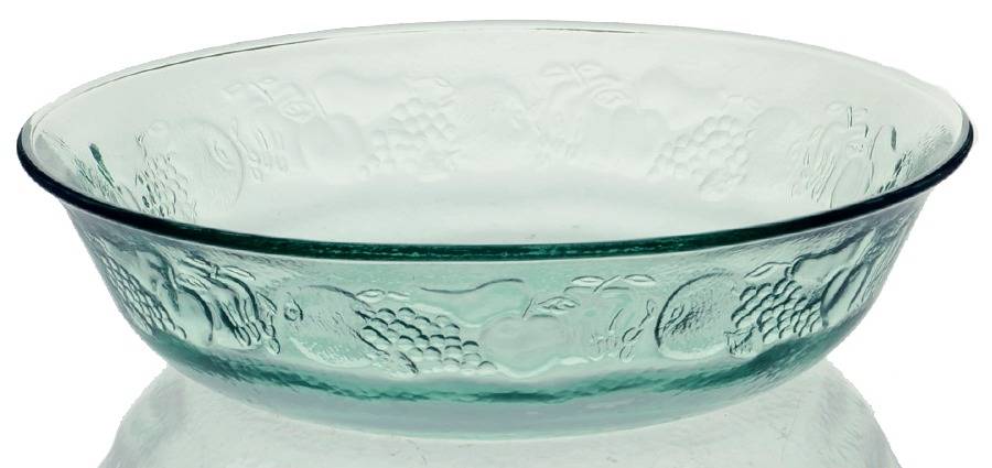 Orchard Fruit Green Cereal Bowl by Libbey Glass Company-1