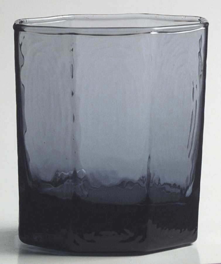 Facets Cobalt Old Fashioned by Libbey Glass Company-1