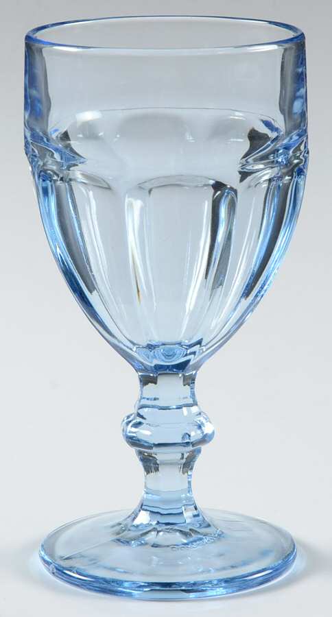 Gibraltar Misty Blue Wine Glass by Libbey Glass Company-1