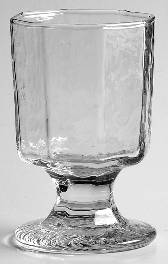 Facets Clear Juice Glass by Libbey Glass Company-1
